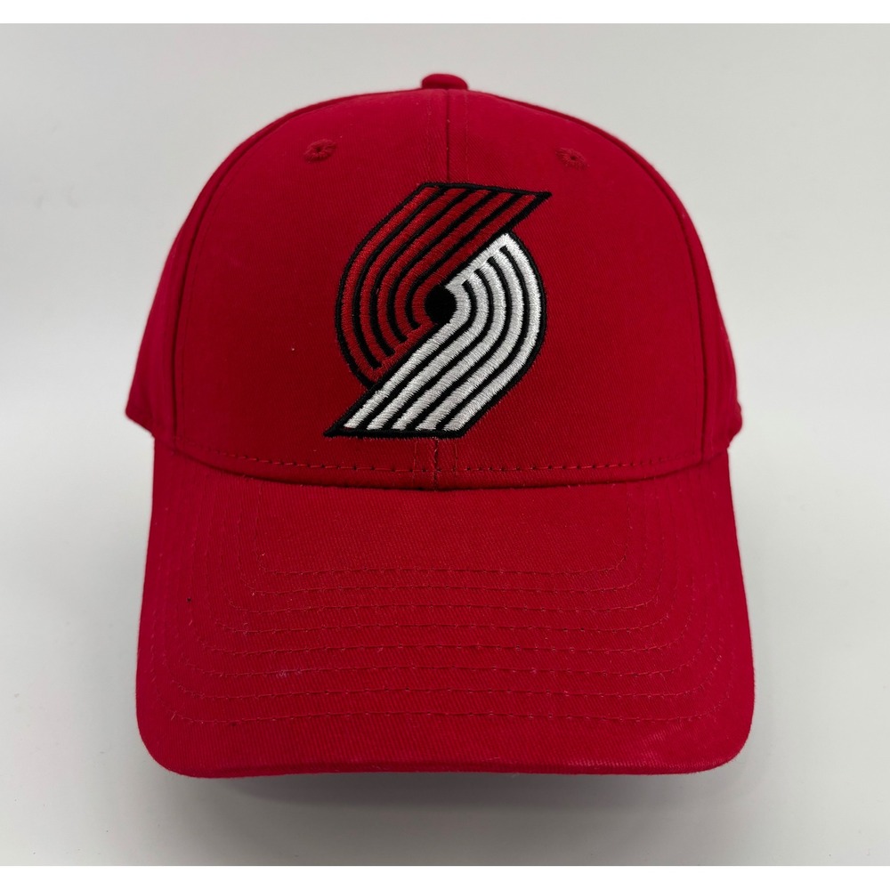 Portland Trail Blazers Hat Men's OSFM Red Adjustable Strap NBA